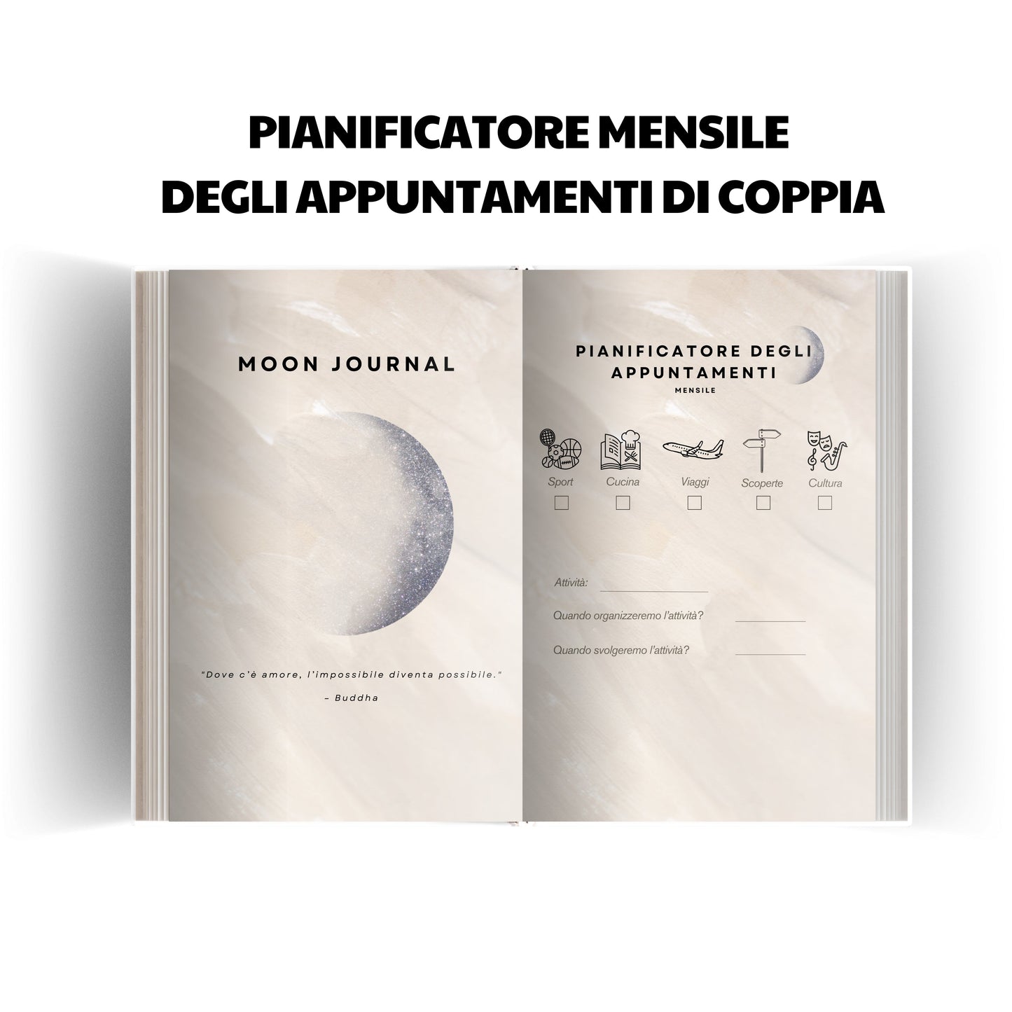 Moon Journal per coppie
